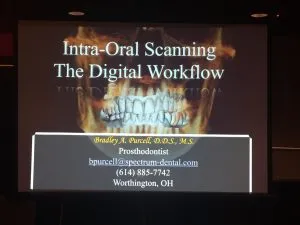 Intra-Oral Scanning The Digital Workflow presentation slide 